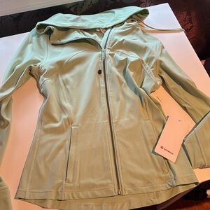 lululemon athletica Light Mint Hooded Utility Jacket